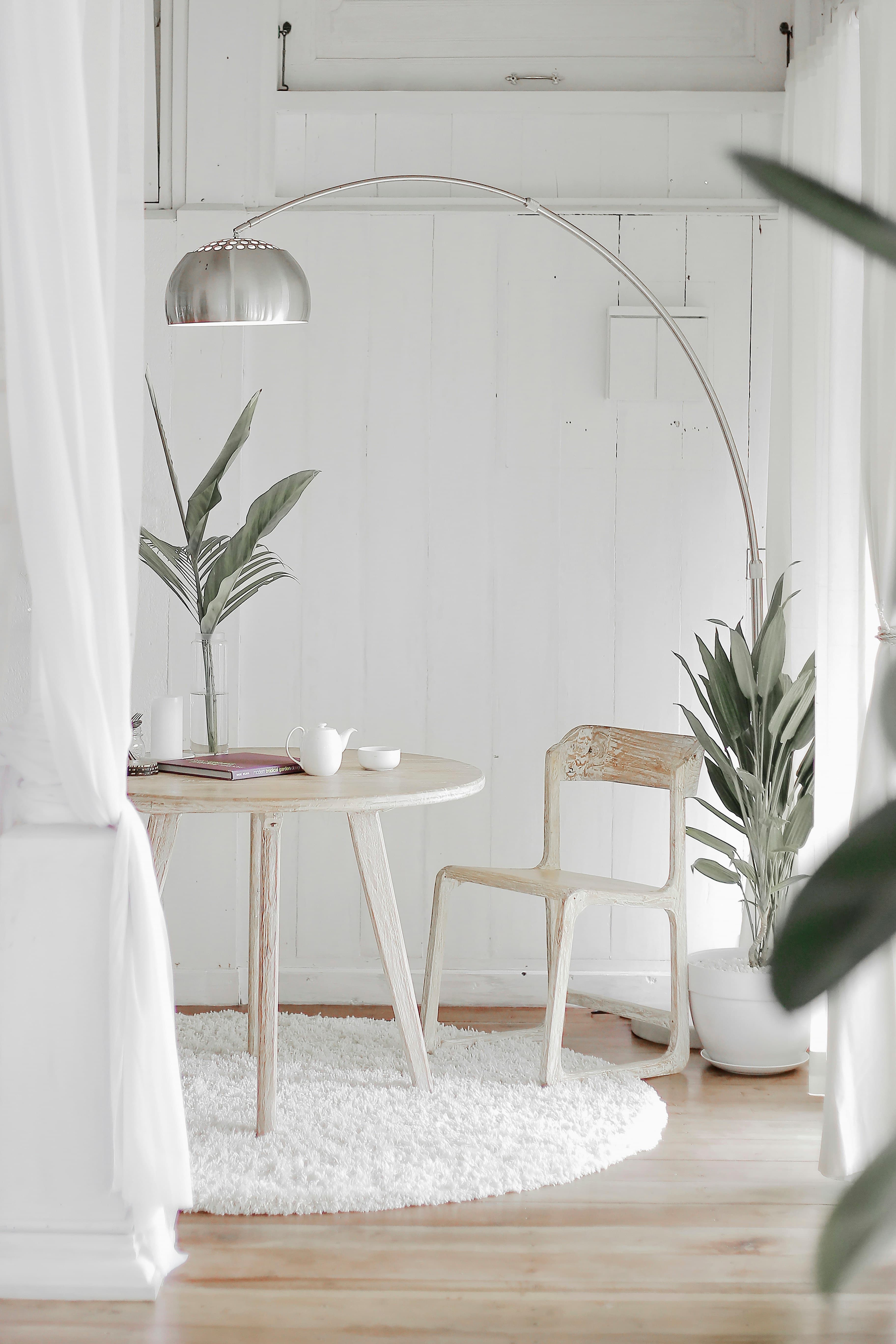 warm table lamp interior